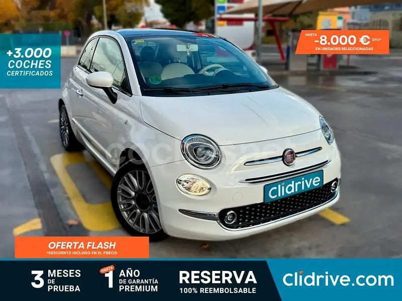 Blanco Usado 2016 Fiat 500 Lounge Berlina | 8190 € (Buen precio) - Imagen 1/3