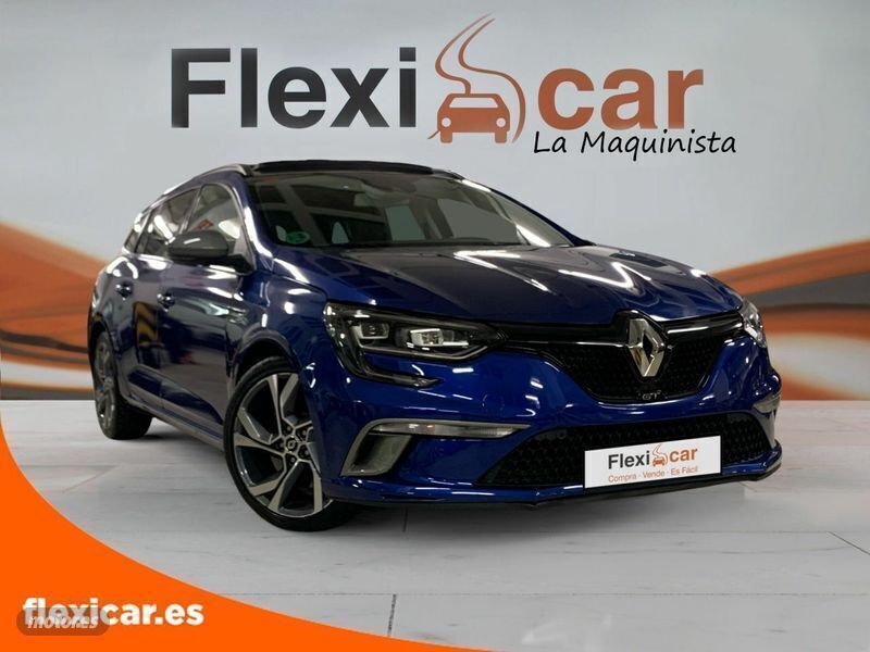 Usado Renault Mégane GrandTour GT 205 CV (150 kW) 2018 Azul Familiar