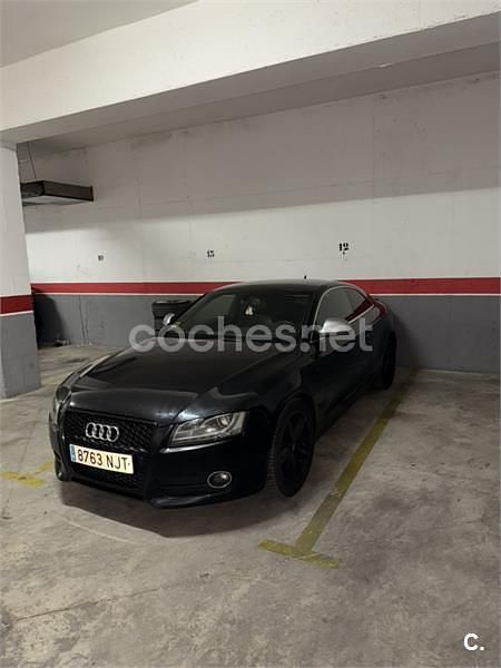 Usado Audi A5 190 CV (139 kW) 2008 Negro Coupe