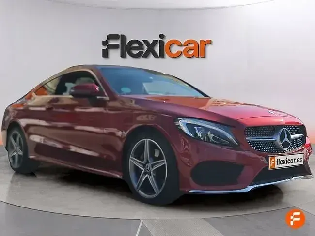 Usado Mercedes C220 170 CV (125 kW) 2017 Rojo Coupe