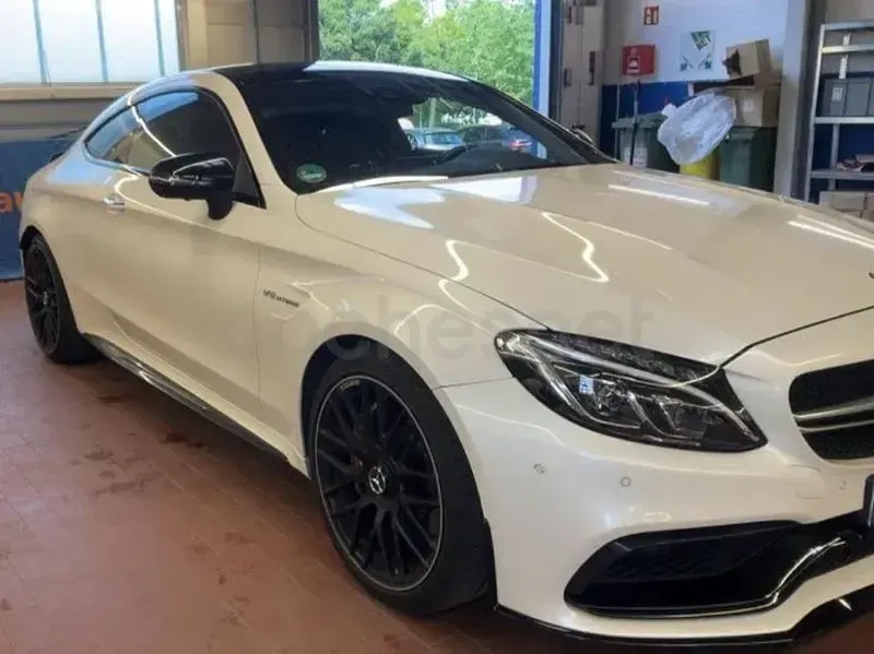 Usado Mercedes C63S AMG 510 CV (375 kW) 2017 Blanco Coupe