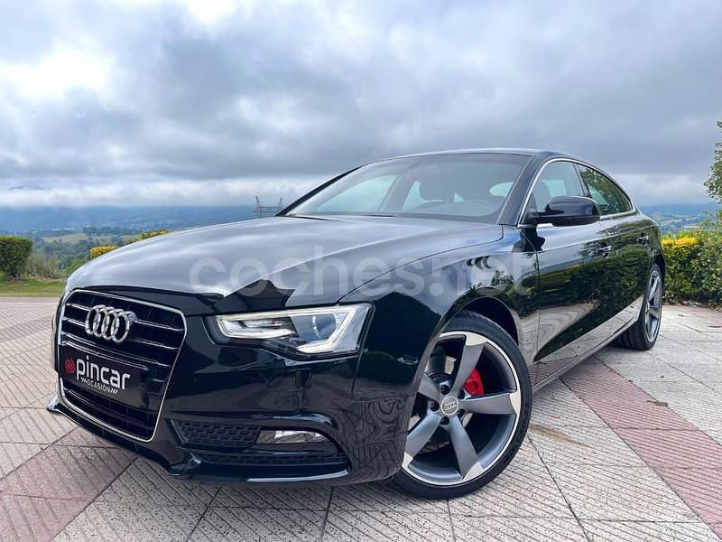 Negro Usado 2015 Audi A5 Sportback Advanced Berlina | 18.490 € (Precio justo) - Imagen 1/4