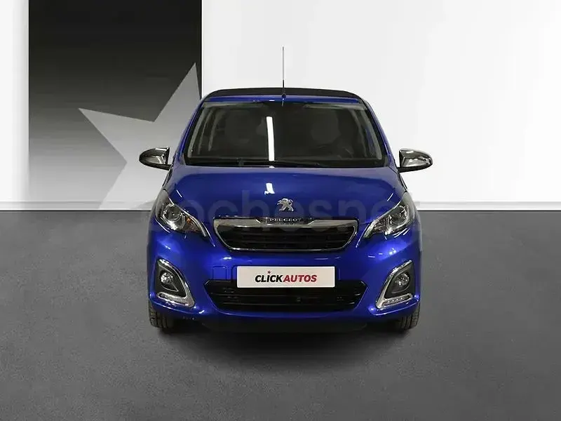 Usado Peugeot 108 Allure 72 CV (52 kW) 2021 Azul Descapotable