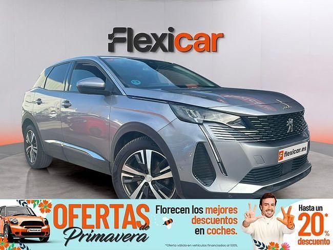 Usado Peugeot 3008 Allure 130 CV (95 kW) 2021 Gris SUV