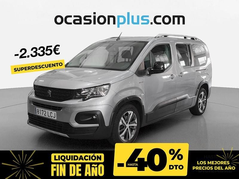 Gris Usado 2019 Peugeot Rifter GT-line Monovolumen | 16.890 € (Buen precio) - Imagen 1/4