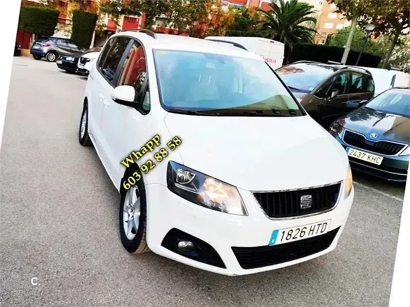 Usado Seat Alhambra Stella 115 CV (84 kW) 2013 Blanco Monovolumen
