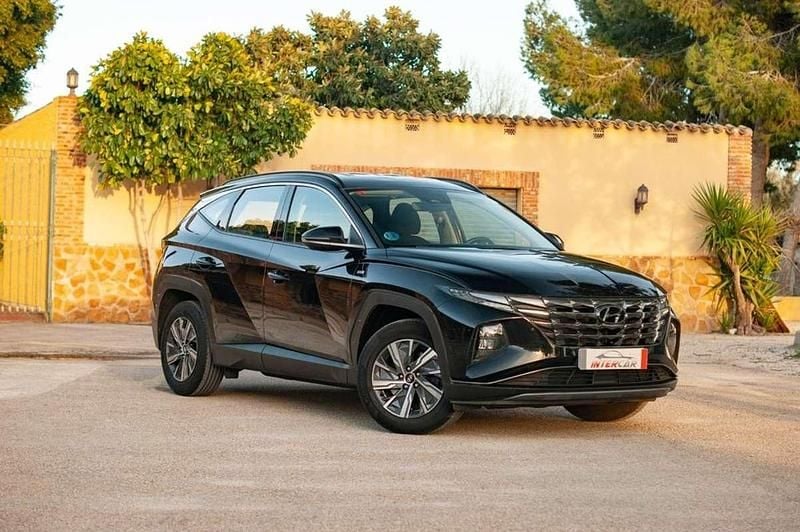 Negro Usado 2021 Hyundai Tucson SUV | 17.100 € (Precio justo) - Imagen 1/4