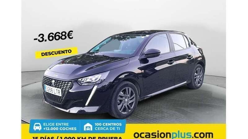 Negro Usado 2021 Peugeot 208 Active Utilitario | 17.682 € (Un poco caro) - Imagen 1/1