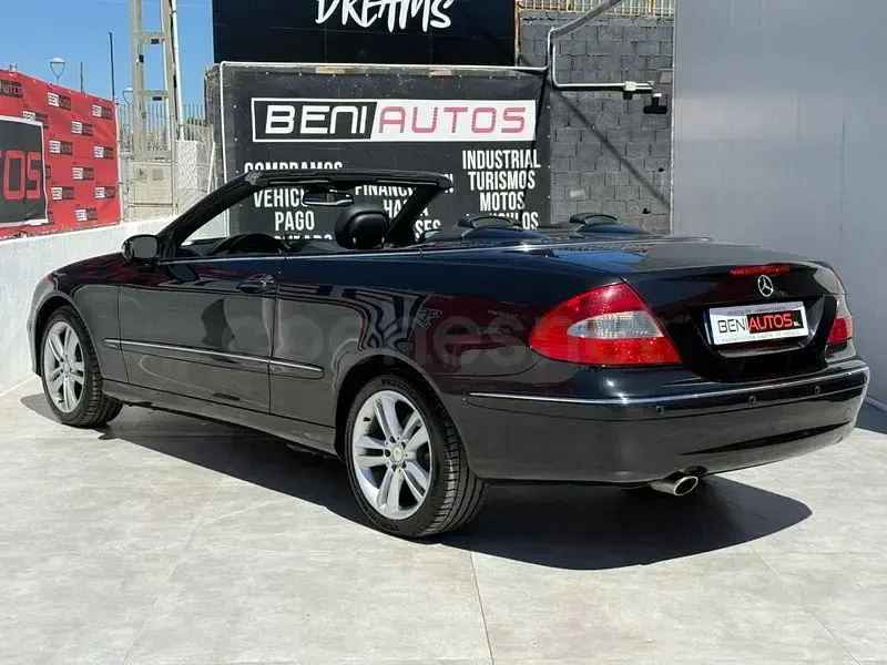 Usado Mercedes CLK200 Avantgarde 184 CV (135 kW) 2008 Negro Descapotable