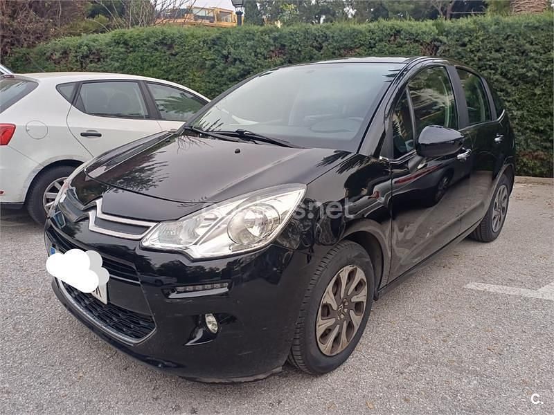 Usado Citroën C3 Attraction 68 CV (50 kW) 2015 Negro Berlina