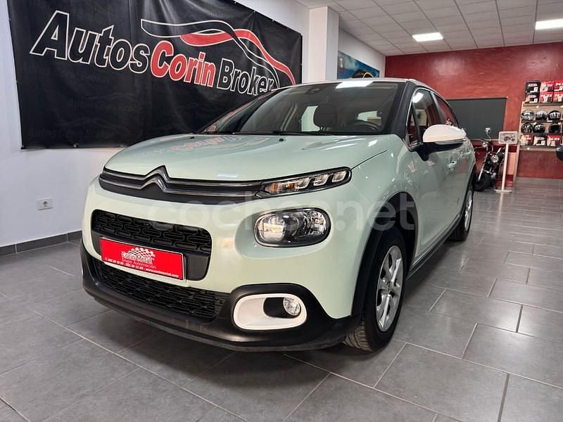 Verde Usado 2018 Citroën C3 PureTech Berlina | 9450 € (Precio justo) - Imagen 1/4