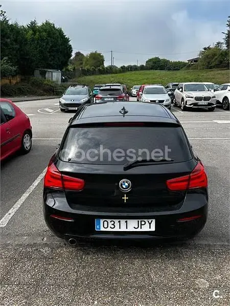 Usado BMW 116 116 CV (85 kW) 2016 Negro Utilitario
