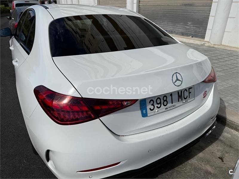 Usado Mercedes C200 163 CV (119 kW) 2022 Blanco Berlina