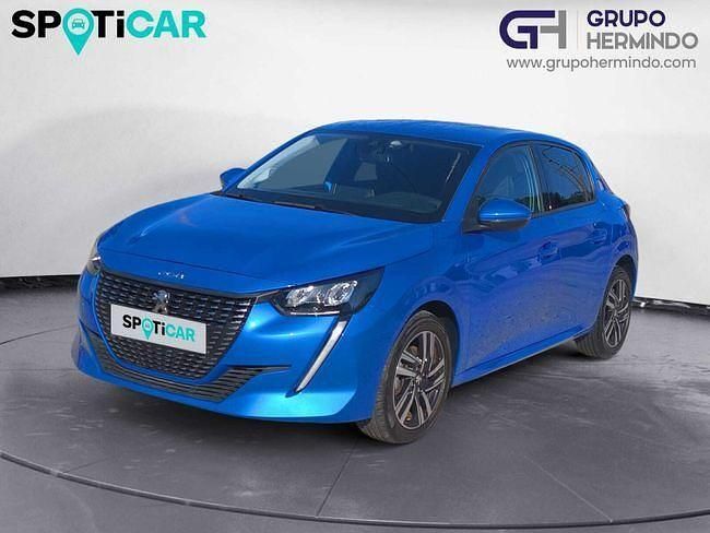 Usado Peugeot 208 Allure 100 CV (73 kW) 2021 Azul Utilitario