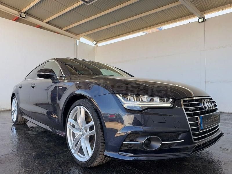 Usado Audi A7 Sportback S-Line 320 CV (235 kW) 2017 Azul Utilitario