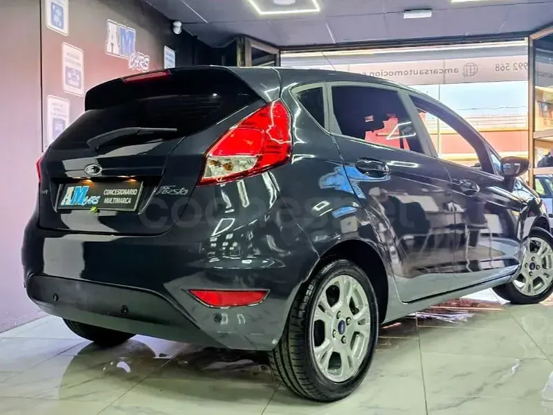Usado Ford Fiesta Trend 101 CV (74 kW) 2014 Gris / plata Utilitario