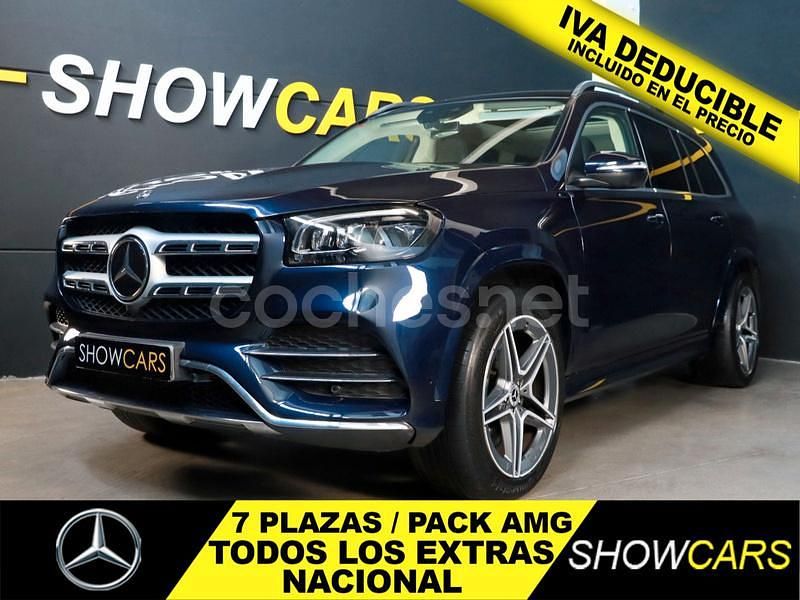 Azul Usado 2021 Mercedes GLS350 SUV | 72.900 € (Precio justo) - Imagen 1/4