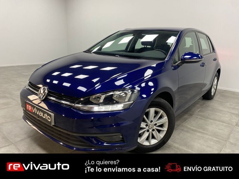 Azul Usado 2019 VW Golf VII Business Familiar | 14.490 € (Caro) - Imagen 1/4