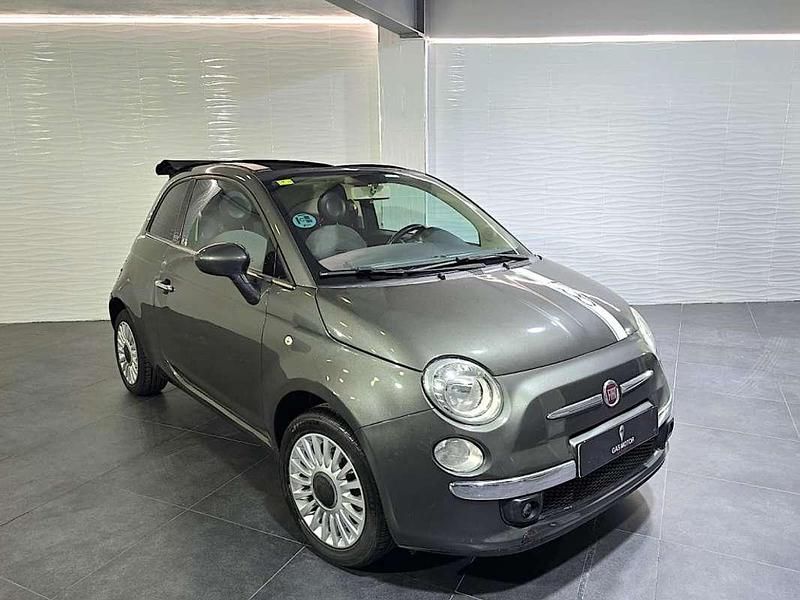 Usado Fiat 500C Lounge 69 CV (50 kW) 2013 Gris Descapotable
