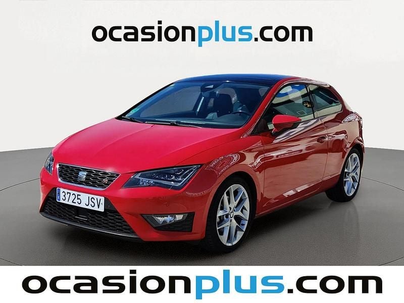 Usado Seat Leon FR 150 CV (110 kW) 2016 Rojo Utilitario