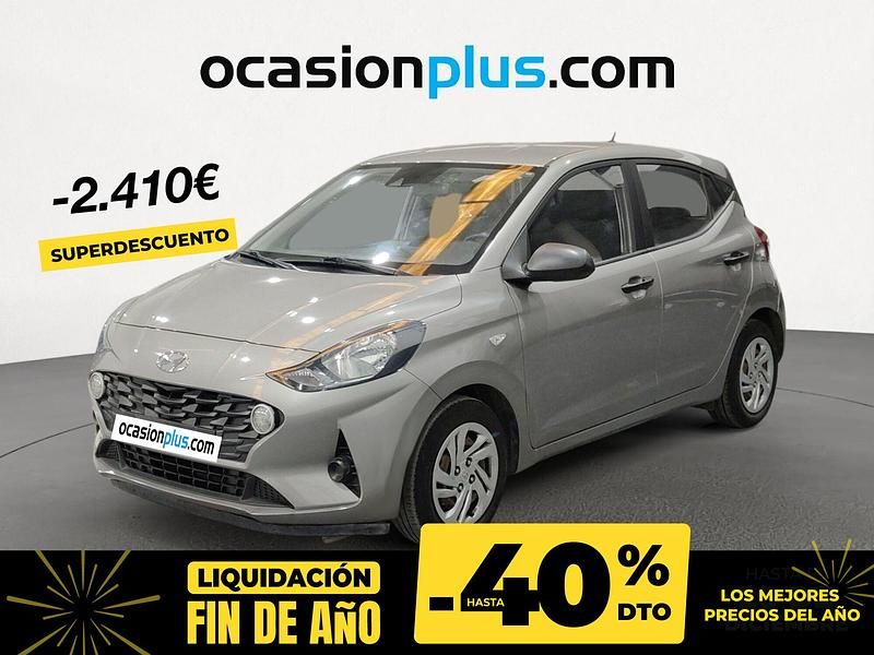 Gris / plata Usado 2022 Hyundai i10 Utilitario | 9990 € (Precio justo) - Imagen 1/4