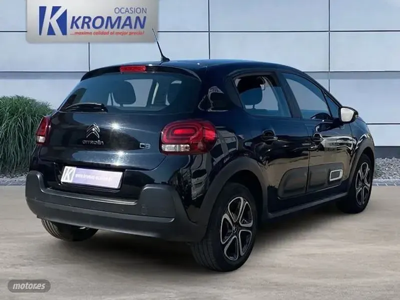 Usado Citroën C3 PureTech 82 CV (60 kW) 2024 Negro Berlina