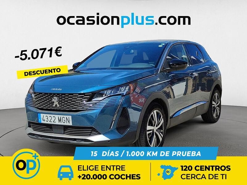 Azul Usado 2023 Peugeot 3008 Allure SUV | 17.950 € (Precio justo) - Imagen 1/4