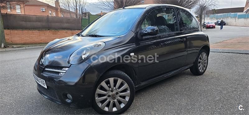 Negro Usado 2007 Nissan Micra Berlina | 3750 € (Precio justo) - Imagen 1/4