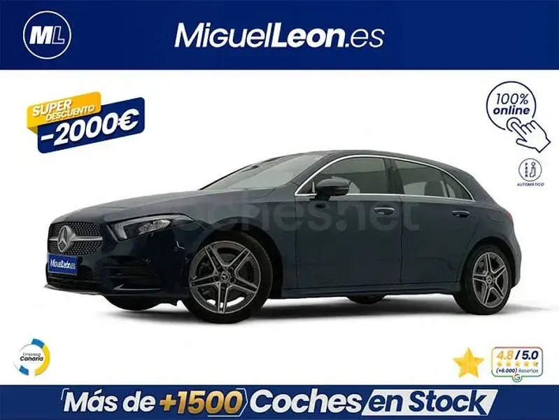 Usado Mercedes A250 218 CV (160 kW) 2021 Azul Berlina