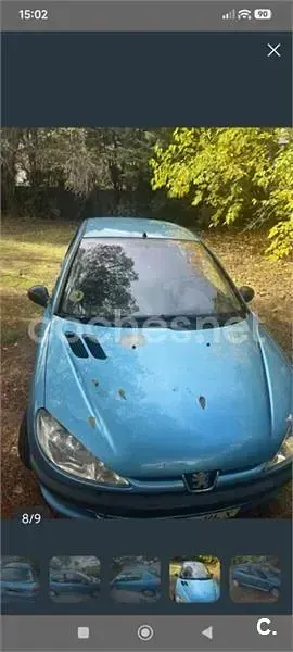 Begagnad Peugeot 206 75 HK (55 kW) 2001 Blå Sedan