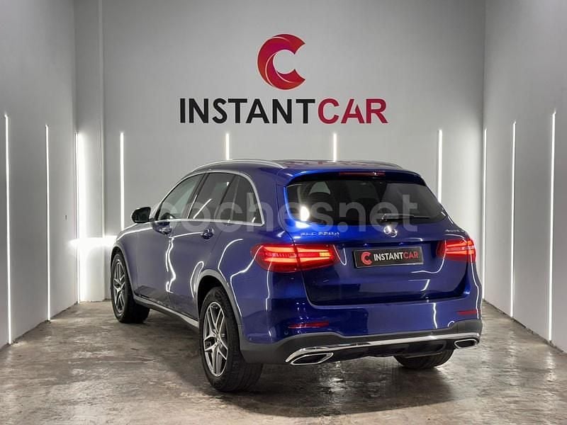 Usado Mercedes GLC220 170 CV (125 kW) 2018 Azul SUV