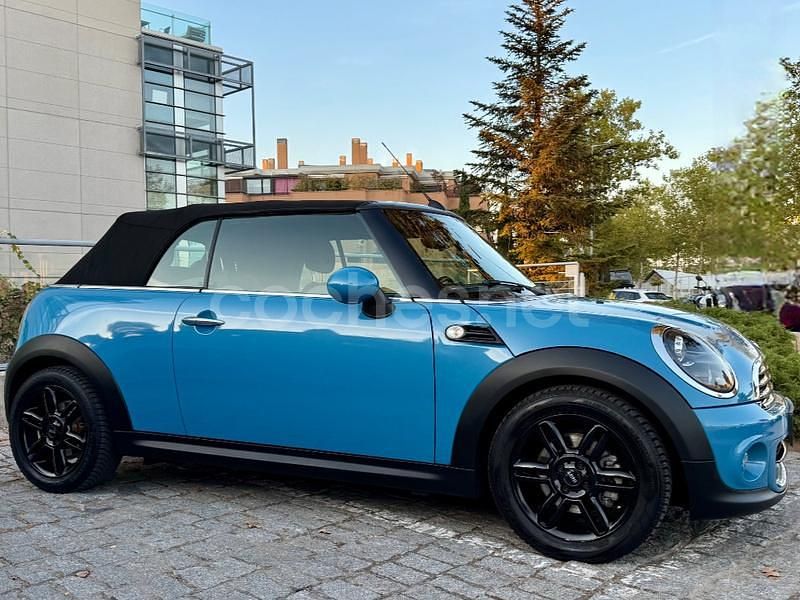 Usado Mini One Cabriolet 98 CV (72 kW) 2013 Azul Descapotable