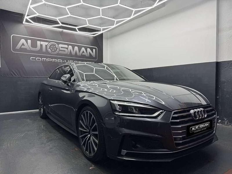 Usado Audi A5 S-Line 189 CV (139 kW) 2020 Gris Coupe