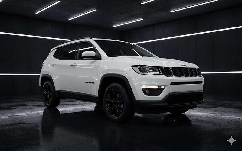 Usado Jeep Compass Night Eagle 140 CV (102 kW) 2019 Blanco SUV