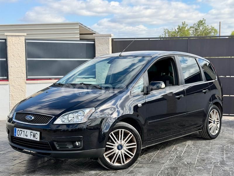 Negro Usado 2007 Ford C-MAX Ghia Monovolumen | 3800 € (Precio justo) - Imagen 1/4