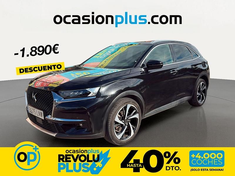 Usado DS Automobiles DS7 Crossback Grand Chic 300 CV (220 kW) 2021 Negro SUV
