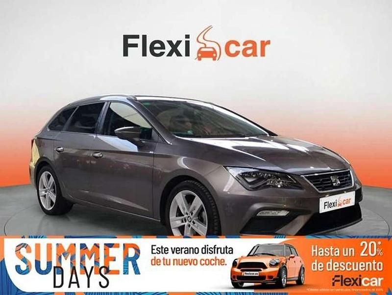Gris Usado 2017 Seat Leon FR Familiar | 14.890 € (Precio justo) - Imagen 1/4