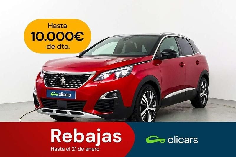 Rojo Usado 2020 Peugeot 3008 GT-line SUV | 13.890 € (Super precio) - Imagen 1/4