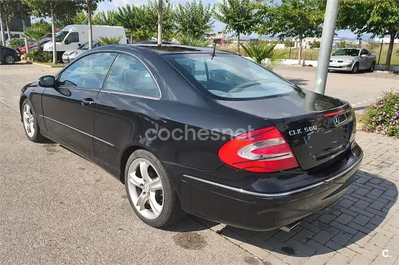 Usado Mercedes CLK500 Avantgarde 306 CV (225 kW) 2003 Negro Coupe