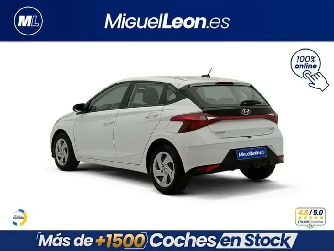 Usado Hyundai i20 101 CV (74 kW) 2022 Blanco Utilitario