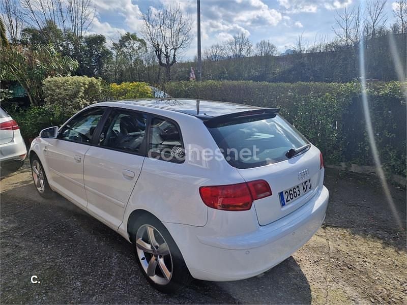 Usado Audi A3 S-Line 105 CV (77 kW) 2008 Blanco Berlina