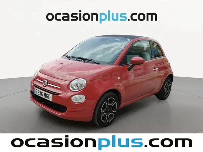 Usado Fiat 500C Club 70 CV (51 kW) 2023 Rojo Descapotable