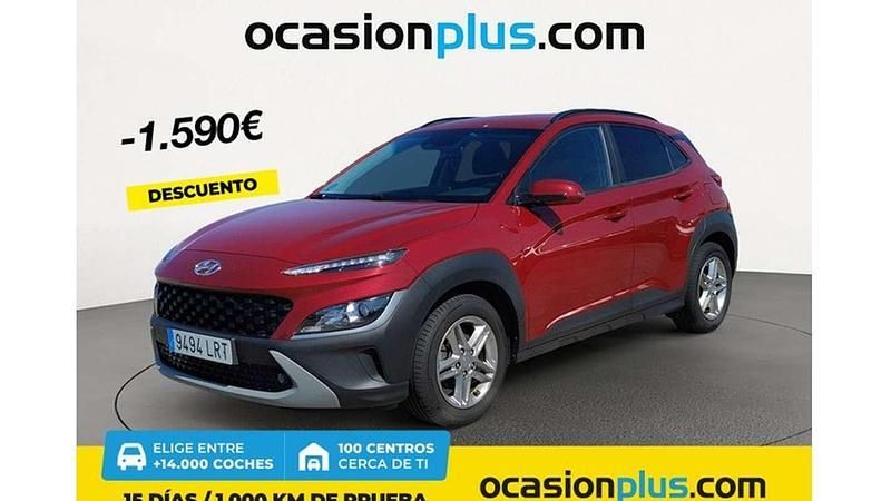 Rojo Usado 2021 Hyundai Kona SUV | 14.991 € (Precio justo) - Imagen 1/4