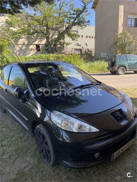 Negro Usado 2007 Peugeot 207 GT Berlina | 1850 € (Super precio) - Imagen 1/3
