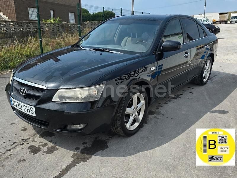 Negro Usado 2008 Hyundai Sonata Style Berlina | 2999 € (Precio justo) - Imagen 1/4