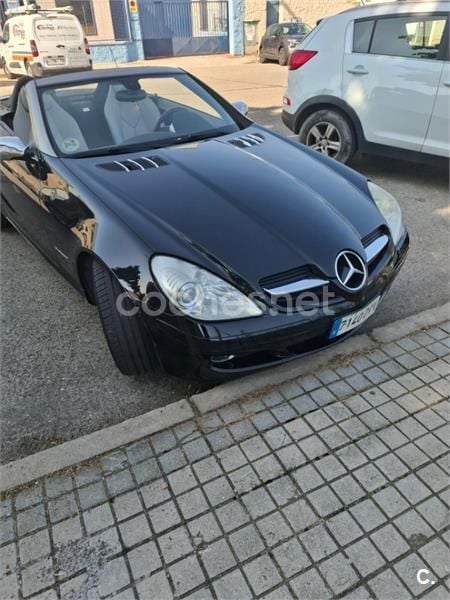 Negro Usado 2005 Mercedes SLK200 Descapotable | 9100 € (Buen precio) - Imagen 1/4
