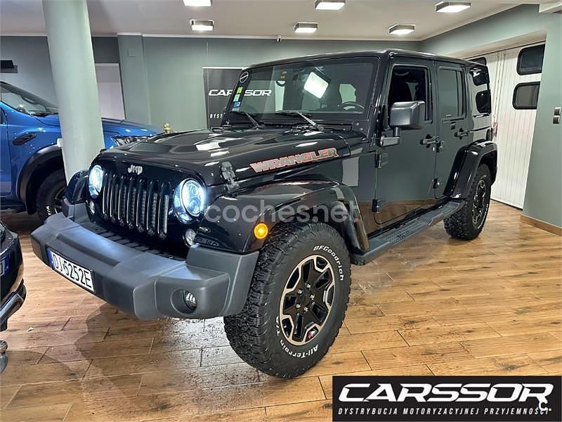 Negro Usado 2016 Jeep Wrangler Unlimited Sahara SUV | 25.900 € (Super precio) - Imagen 1/4