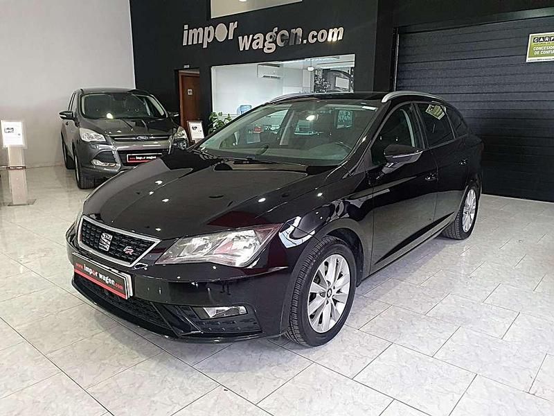 Negro Usado 2018 Seat Leon ST FR Familiar | 12.900 € (Precio justo) - Imagen 1/4
