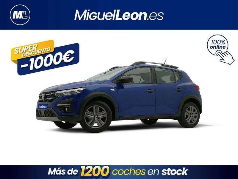 Azul Usado 2022 Dacia Sandero Stepway Ambiance Utilitario | 11.985 € (Precio justo) - Imagen 1/3