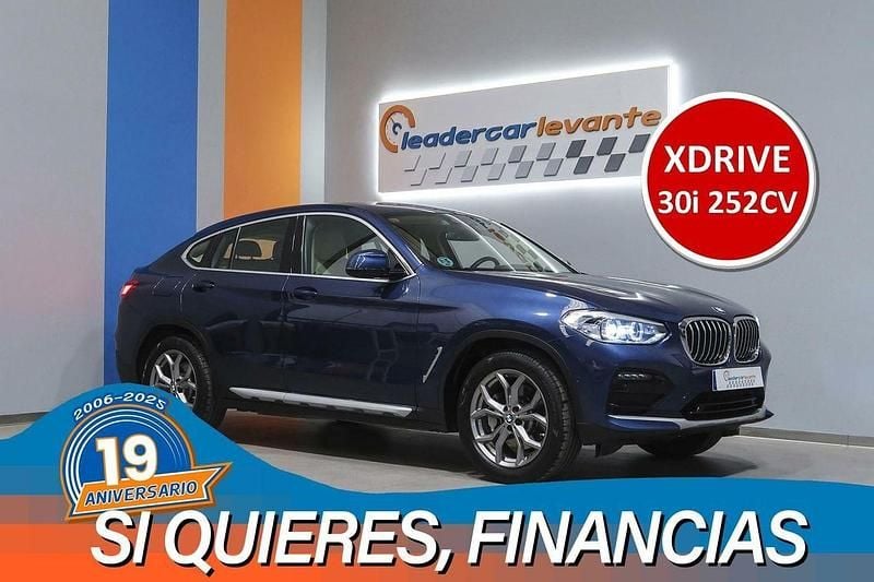 Azul Usado 2021 BMW X4 SUV | 40.900 € (Precio justo) - Imagen 1/4